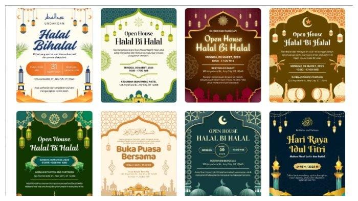 Contoh Poster Halal Bihalal