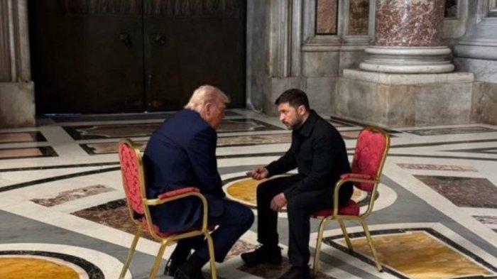 Trump dan Zelensky di Vatikan