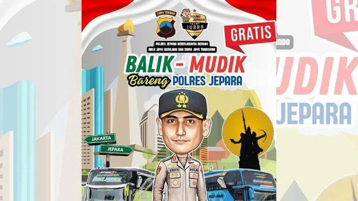 Angkutan Arus Balik Gratis Polres Jepara